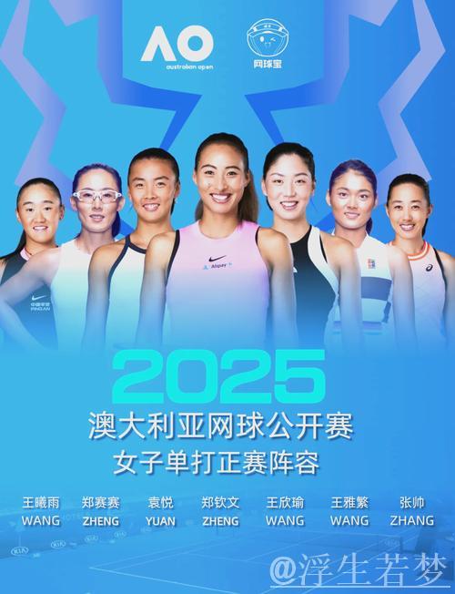 澳网正赛名单揭晓 中国军团7人入围男女单打